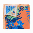 ORANGE FLORAL POCKET SQUARE