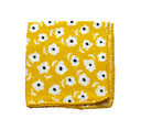 YELLOW FLORAL POCKET SQUARE