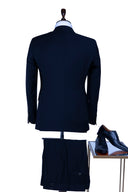 BLACK DOUBLE BREASTED SUIT