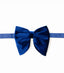 REGULAR NAVY BLUE VELVET BOW TIE