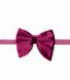 MAROON VELVET BOW TIE