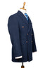 NAVY BLUE DB LONG COAT