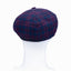 Hat Large Navy Blue and Red Plaid