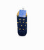 NAVY BLUE WITH YELLOW DOT NO SHOW SOCKS