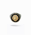ROUND GOLD LION 2 RING