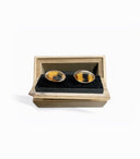 TIGER'S EYE CUFFLINK