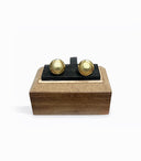 PURE ROUND GOLD CUFFLINK