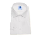 WHITE PIQUE COTTON SHIRT