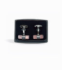 PINK CYLINDER CUFFLINK