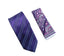 PURPLE STRIPPED TIE