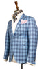 LIGHT BLUE PLAID SPORT COAT