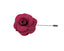 BURGUNDY FLORAL LAPEL PIN