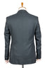 BLACK BLUE BUTTON 3 PIECE SUIT