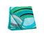 TEAL DESIGN POCKET SQUARE