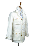 WHITE LINEN SAFARI SPORT COAT