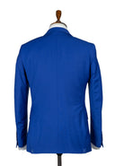 ROYAL BLUE RED PIPING 3 PIECE SUIT