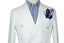 WHITE LINEN DOUBLE BREASTED SPORT COAT