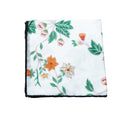 JACOBEAN FLORAL POCKET SQUARE
