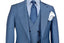 GREY BLUE 3 PIECE SUIT