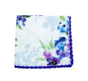 PURPLE WATERCOLOR PRINT POCKET SQUARE
