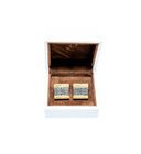 SQUARE GOLD BRICK CUFFLINK