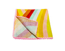 PINK MULTICOLORED POCKET SQURE