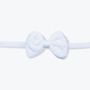 PUFFY WHITE BOW TIE