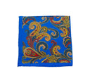 PAISELY PEACOCK POCKET SQUARE