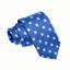 GREY POLKA DOT ON NAVY BLUE TIE