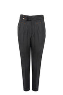 BLACK LINEN TROUSERS