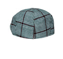 GREEN HOUNDSTOOTH HAT