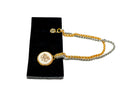 WHITE AND GOLD CHAIN