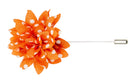 SALMON WHITE POLKA DOT LAPEL PIN