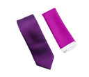 IRIDESCENT PURPLE TIE