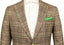 OAT-MILK GREEN PLAID PATCH SPORT COAT