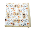 FADED POPPIES FOULARD