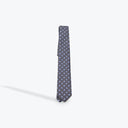GRID NAVY BLUE PAISLEY TIE