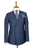 MIDNIGHT BLUE DOUBLE BREASTED SUIT