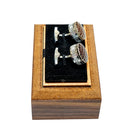 ROUND SILVER DIMENSIONS CUFFLINK