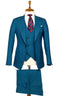 TEAL 3 PIECE SUIT