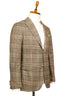 OAT-MILK GREEN PLAID PATCH SPORT COAT