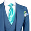 BLUE TEAL 3 PIECE SUIT