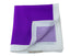 PURPLE WHITE POCKET SQUARE