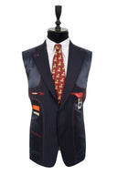 RED PINSTRIPE SUIT