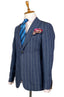 MIDNIGHT PINSTRIPE LINEN SPORT COAT