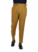 BROWN LINEN TROUSERS