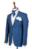 LIGHT BLUE STRIPED LINEN SPORT COAT