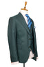 GREEN BASKETWEAVE 3 PIECE SUIT