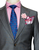 GREY PINSTRIPE SUIT