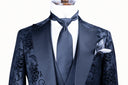 BLACK FLORAL TUXEDO